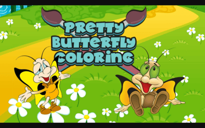 Pretty Butterfly Coloring