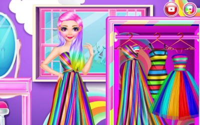 Princess Rainbow Look