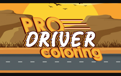 Pro Driver Coloring