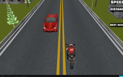 Racing Moto Rush Driving