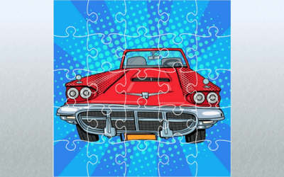 Retro Cars Jigsaw