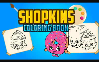 Shopkins Coloring Book
