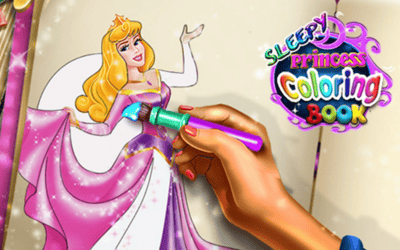 Sleepy Princess Coloring Book