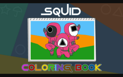 Squid Coloring Book