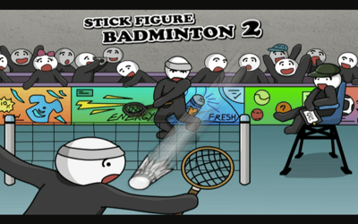 Stick Figure Badminton 2