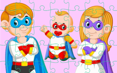 Super Hero Family Jigsaw