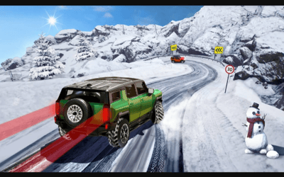 SUV Snow Driving 3d