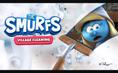 The Smurfs Village Cleaning