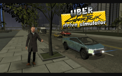 Uber CyberTruck Drive Simulator