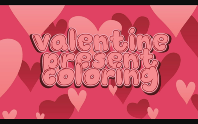 Valentine Present Coloring