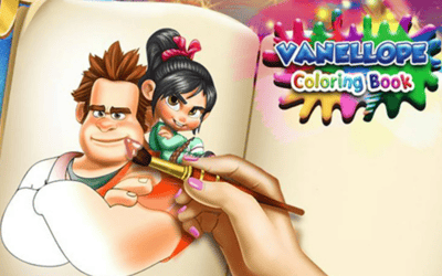 Vanellope Coloring Book