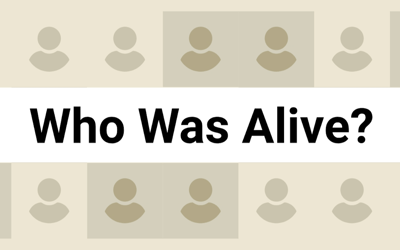 Who Was Alive?