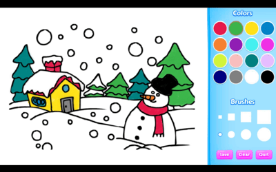 Winter Coloring Book